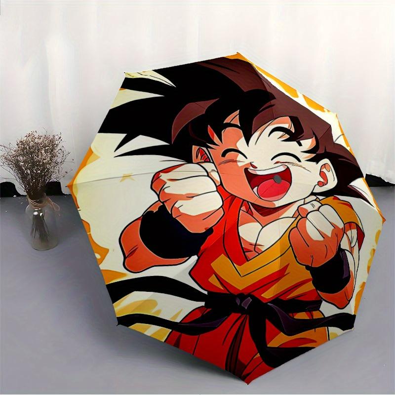 1PC Goku Power Automatic Open/Close Umbrella - Compact Travel Umbrella, 8-Rib Heavy-Duty Construction, Ideal Gift a0828170