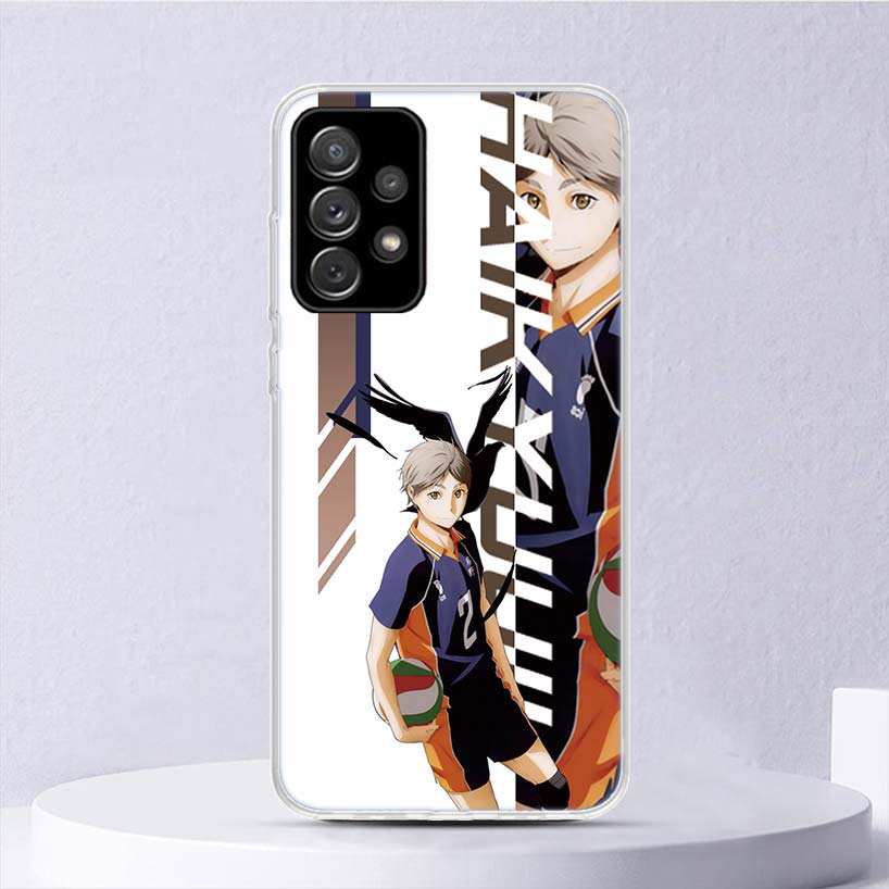 Anime Haikyuu Schulvolleyball Weiche Hülle Für Samsung Galaxy A17 A16 A26 A36 A56 A15 A14 A13 A55 A54 A53 Handyhülle A25 A35 A24