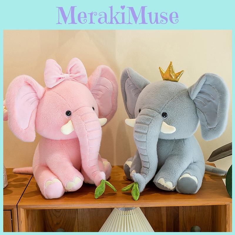 Doll Plush Elephant Animal Stuffed Toy Sleep Companion Room Decoration Kid Gift