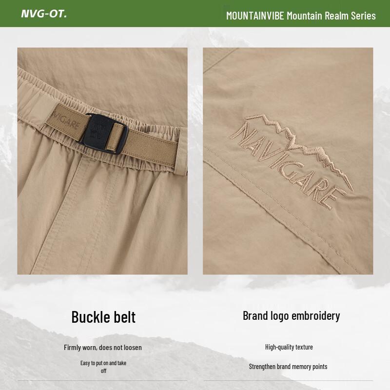 NVG·YOUNG Men's Lightweight Breathable Outdoor Cargo Shorts