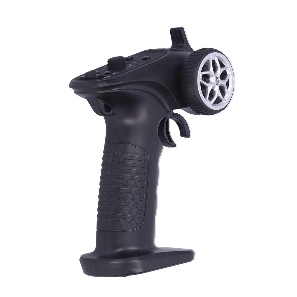 2,4 GHz Fernbedienung Digitaler Sender Empfänger für 1/8 1/10 1/16 1/32 RC Auto BootSchwarz