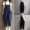Vintage Women's Jumpsuit Bib Cargo Pants Harem Oversized Overalls Dungaree