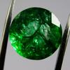 Natural Green Colombian Emerald 6.65ct Round Cut Certified Loose Gemstone