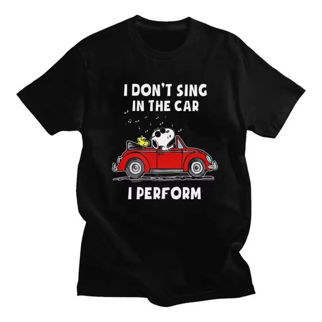 Camiseta Snoopy No Carro Vermelho I Perform S