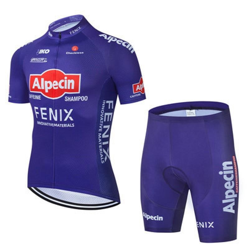 Mens Cycling Jersey Set Short Sleeve Breathable Road Bike Apparel Outdoor Sport Wear