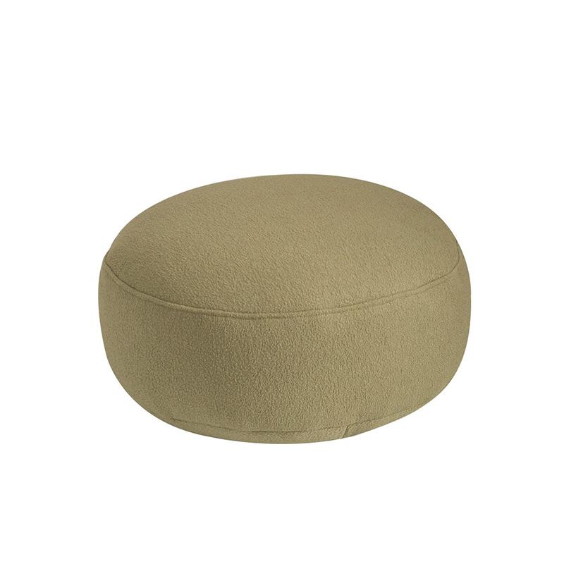 Modern Futon Circle Fleece Velvet Cushion Cover Pouf Yoga Meditation Cushion Balcony Tatami Mats Unstuffed Cushion No Filling