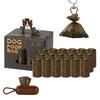18 Rolls Coffee Scented Pet Poop Bags Easy to Use Waste Bag for Dog with Easy Tear Feature Outdoor Walking Essential