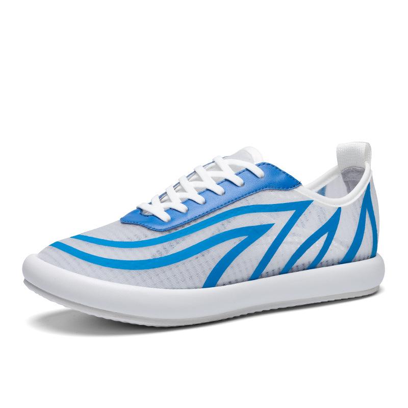 

Summer new ice silk mesh breathable clown shoes spiritual guy social men s shoes fashion lazy shoes 44