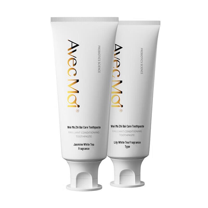 Avec Moi Probiotic Oral Care Toothpaste Twin Pack