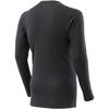 Heat-generating innerwear, Breath Thermo underwear, thick wool crew neck long-sleeve shirt, men's, C2JAAC10, black, size M