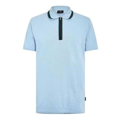 Paul Smith Mens Zipped Tailored Short-Sleeved Polo Shirt