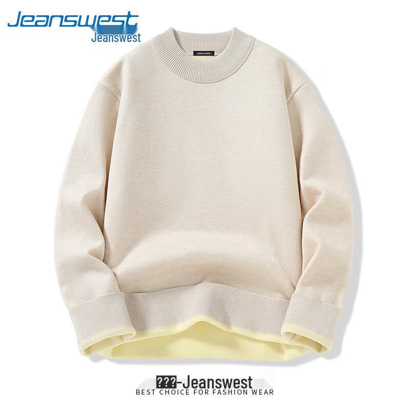 Jeanswest Herren Fleecegefütterter Rollkragenpullover