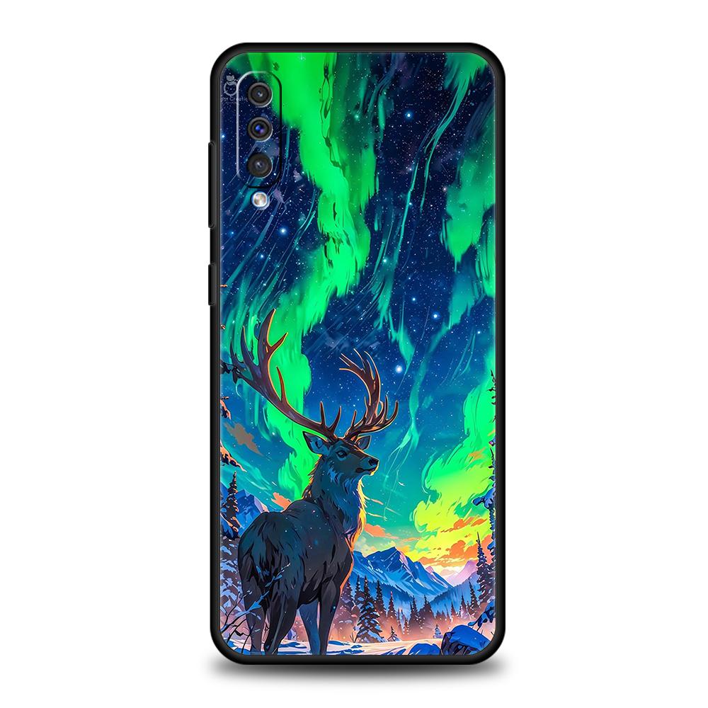 Landscape Winter Light Snow Case For Samsung A56 A36 A26 A24 A16 A14 A12 A32 A50 A70 A20E A22 A40 A34 A54 A42 A52 5G A06 Cover