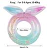 1Pcs Mermaid Swim Ring Inflatable Pool Float Swim Tube Swimming Seat Ring Summer Water Play Bathtub Pool Float