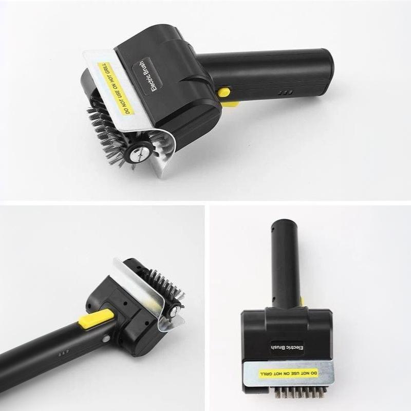 Electric Grill Brush BPA Free High Speed Handheld Rechargeable BBQ Cleaning Brush for Safe Food Contact Grilling