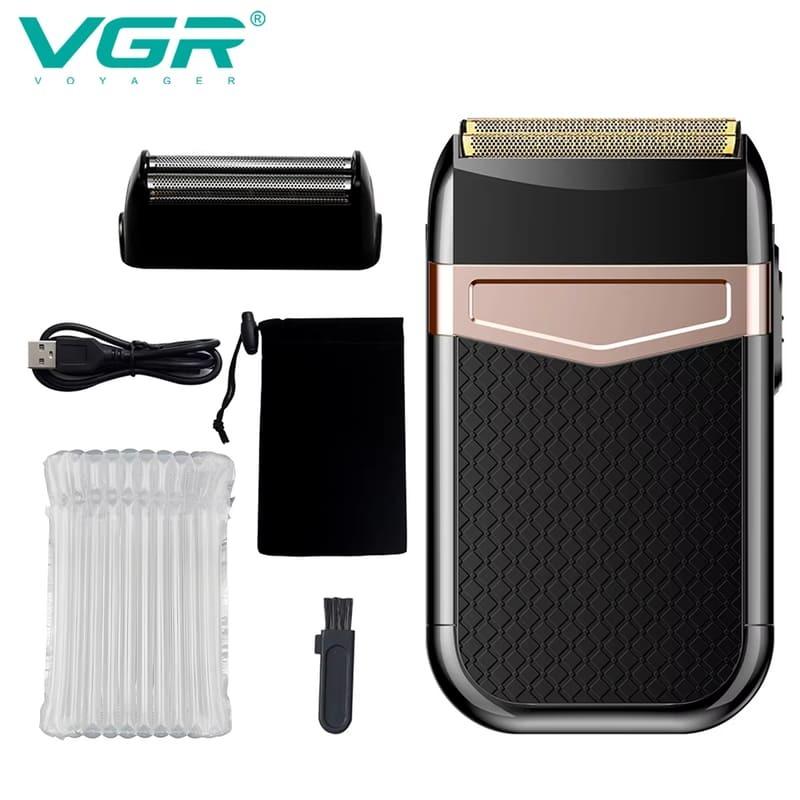 Original VGR 331 Portable Shaver Full Body Washable Men's Shaver with Replacement Heads Electric Shaver Safe and Skin-friendly Long-lasting Home Razor