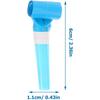 60Pcs 6Cm Assorted Color Party Blowers for Kids, Plastic Whistles Noise Makers for Birthday, Halloween, and Celebrations