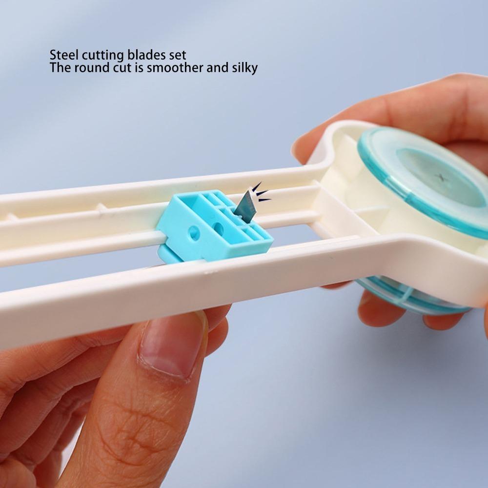 8-32cm Circular Paper Cutter Adjustable Cutting Diameter Rotary Cutter For Scrapbooking