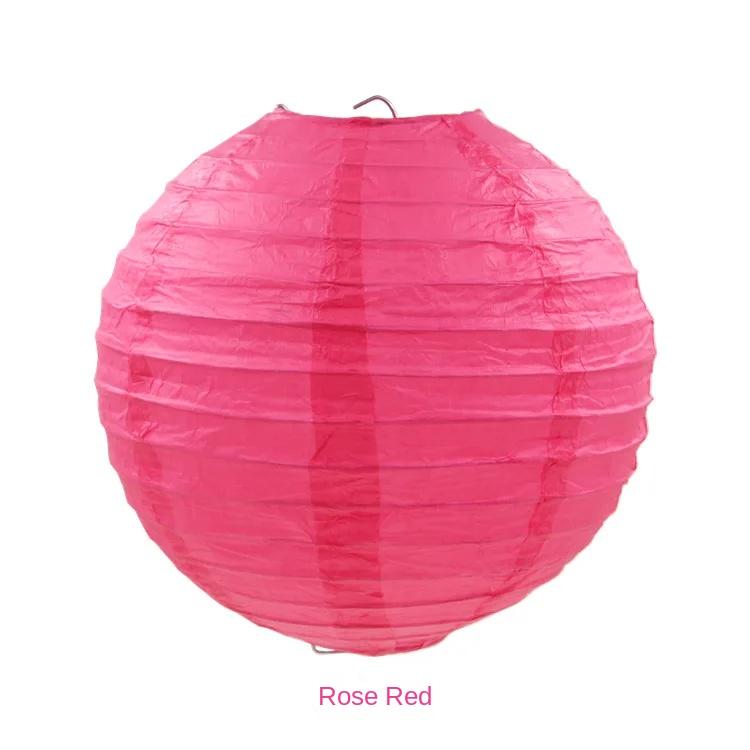 4/6/8/10/12/14/16inch Chinese Paper Ball Lampion Hanging White Wedding Decoration Paper Lanterns Lampshade Birthday Party Decor