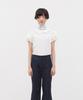Koseumoseu Frill Tuck Blouse (White Dots)