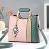 New Fashion Korean Style Color Block Women Handbag All Match Portable Single Shoulder Crossbody Daily Casual Purse