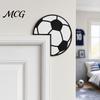 Basketball Door Frame Sticker Sticker, Sports Corner Protector, Football Baseball Rugby Self-Adhesive Themed Protector Sign for Fans Boys Rooms