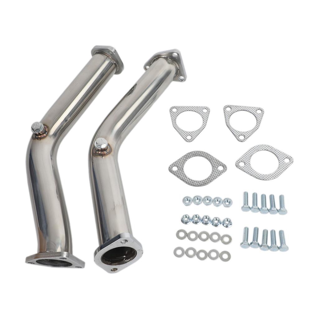 2 Test Pipes Decat Non Reson Straight Exhaust For Nissan 350Z Infiniti G35 FX35