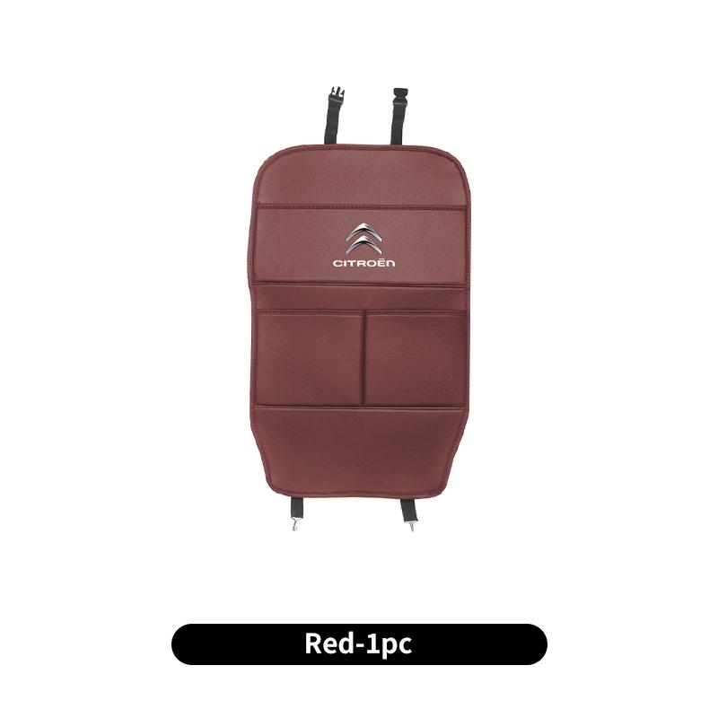 Car Seat Full Protective Cover Anti-Kick Mat Leather Pad Auto Accessories For Citroen C4 C3 C5 C1 C2 Berlingo Celysee Cactus