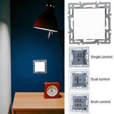 Elegante Wandschalter Unterputz Praktische Unterputz-Elektroschalter Essentielle Stromsteuerungs-Wandschalter für Zuhause