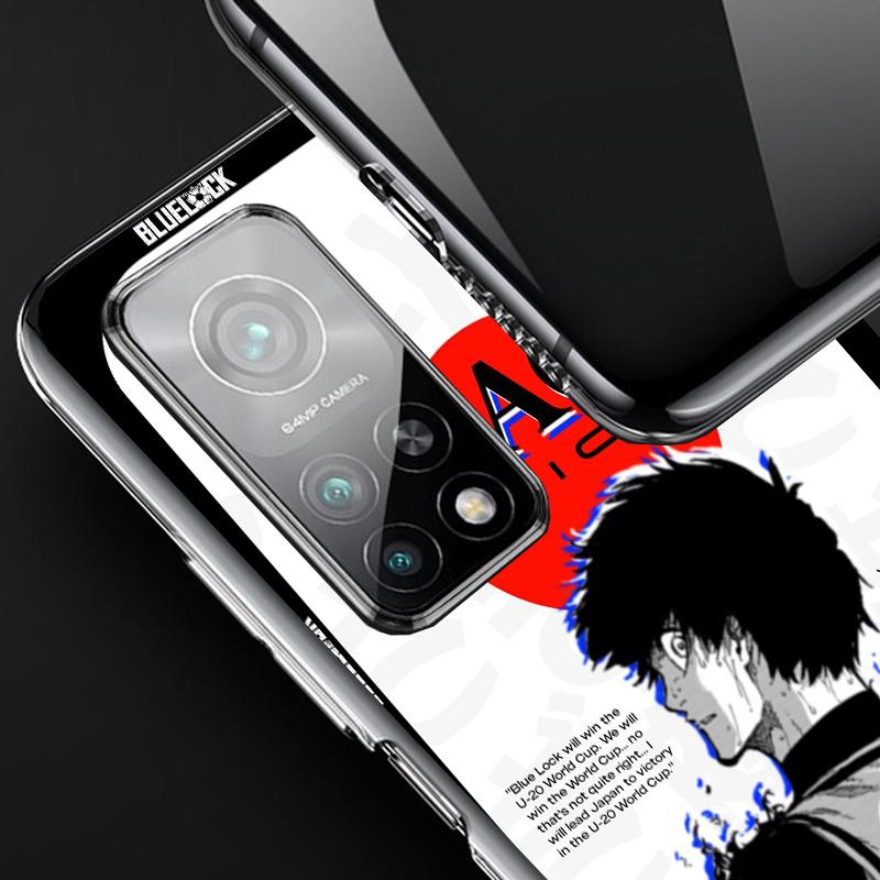 Blue Lock Anime Phone Case For Xiaomi Redmi Note 15 14 13 12S 12 11 Pro Plus 14S 11S 11E 10 10S 11T 5G Personalized Cover Redmi