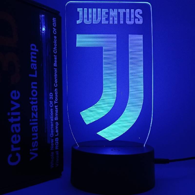 Night Led 3d Light Football Desk Lamp Illuminating Lights 7 Color Remote Gift
