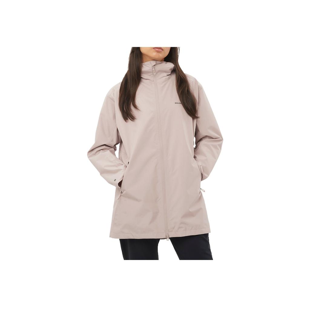 Salomon Outscape 2L Hooded Versatile Simple Breathable Waterproof Jacket Women Jacket C24414