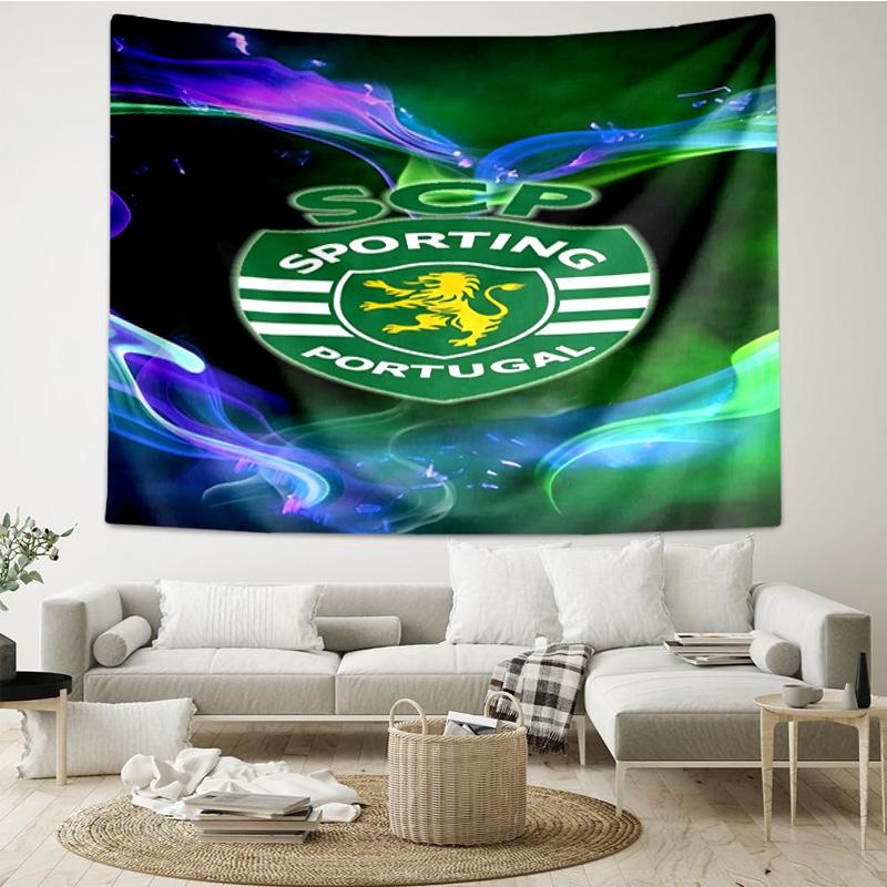 Ruge Leao Sporting Portugal's Pride Tapestry Room Decoration Wall Hanging for Living Room Bedroom, dormitory, Birthday and Christmas gifts