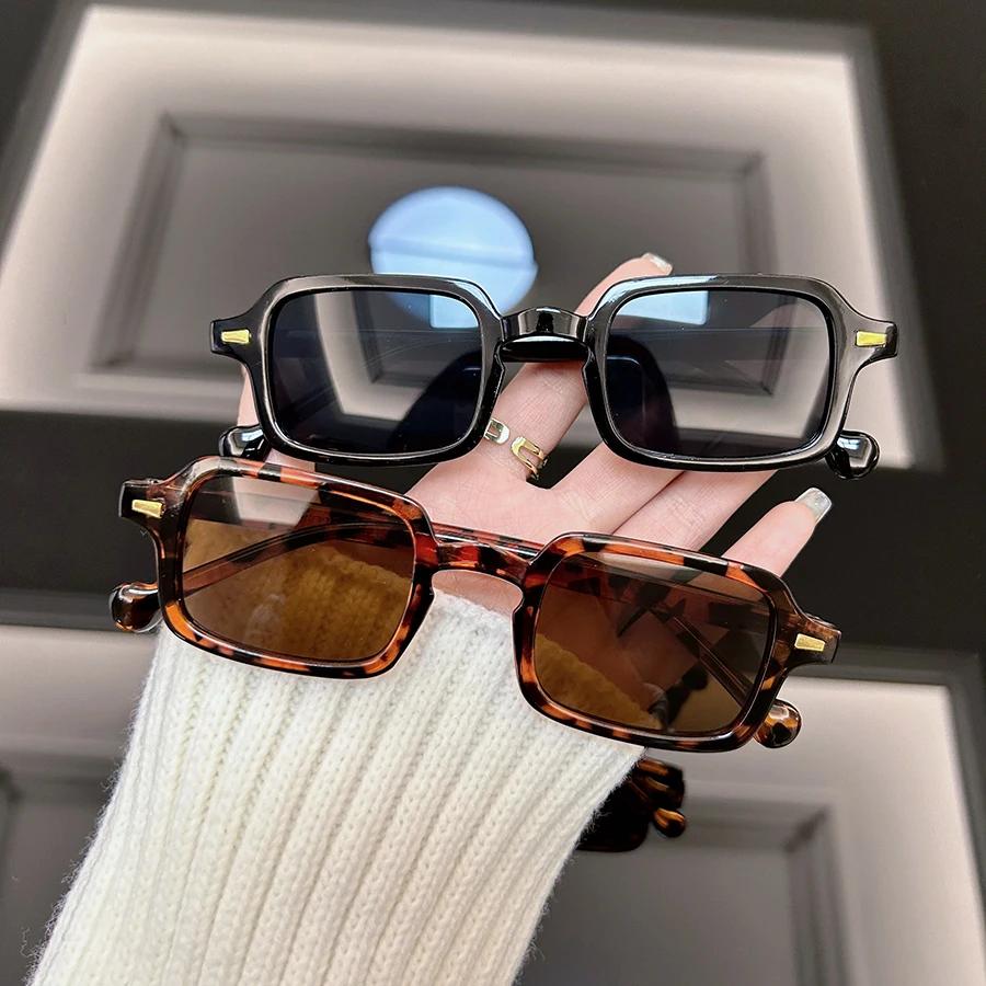 Retro Square Sunglasses Women Men Vintage Brand Designer Sun Glasses Fashion Driver Shades Mirror Lens