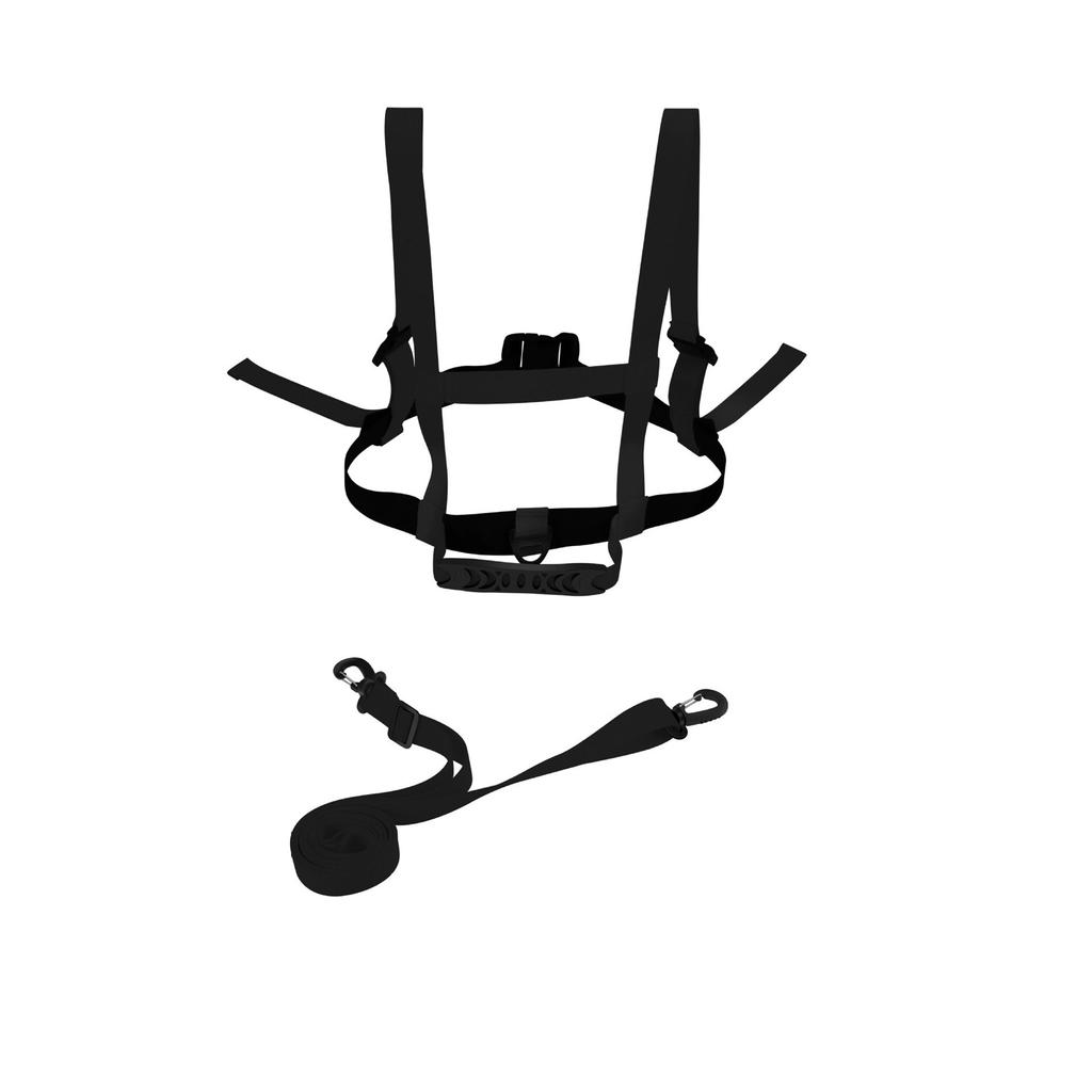 Protective Skiing Training Belt–Outdoor Safety with Chest, Back Support, and -Fall Traction Rope, Ski Training Safety Equipment