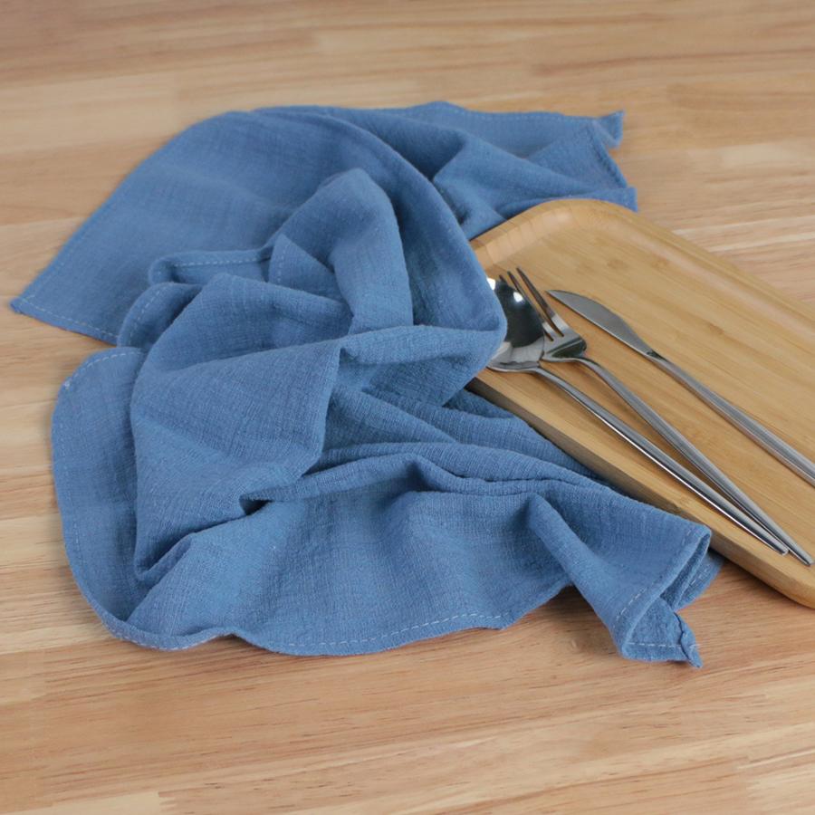 4PCS 45X60CM Large Size Gauze Cotton Napkins,Reusable Kitchen Dining Placemats,Customized Dinner Table Rustic Wedding Decor