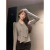 Autumn and Winter T-shirt Bottoming Shirt for Women Slim Fashionable and Versatile Short Top