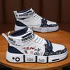 Winter men's shoes 2025 new high-top board shoes men's middle-aged and older children's velvet warm cotton shoes fashion casual sports shoes