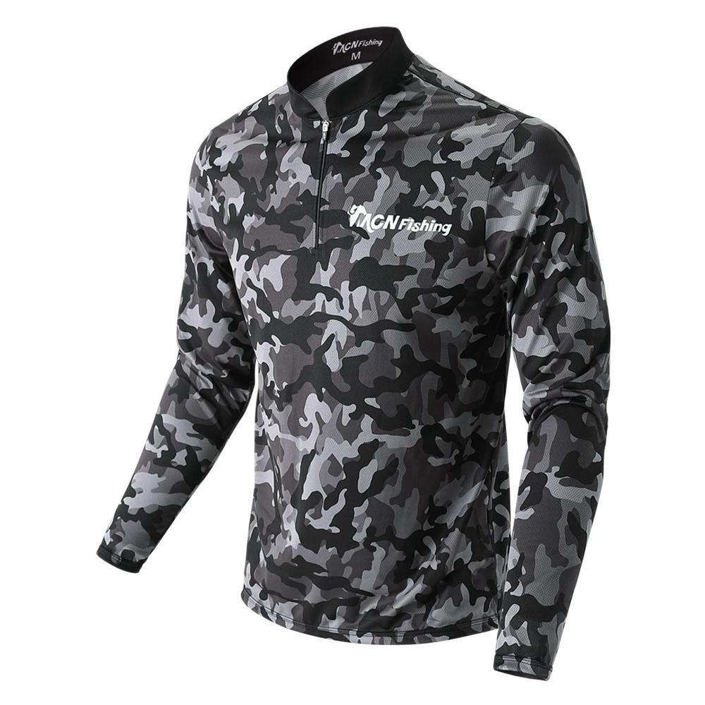 Mcn Sports Camouflage Fishing Jersey Size/Xl