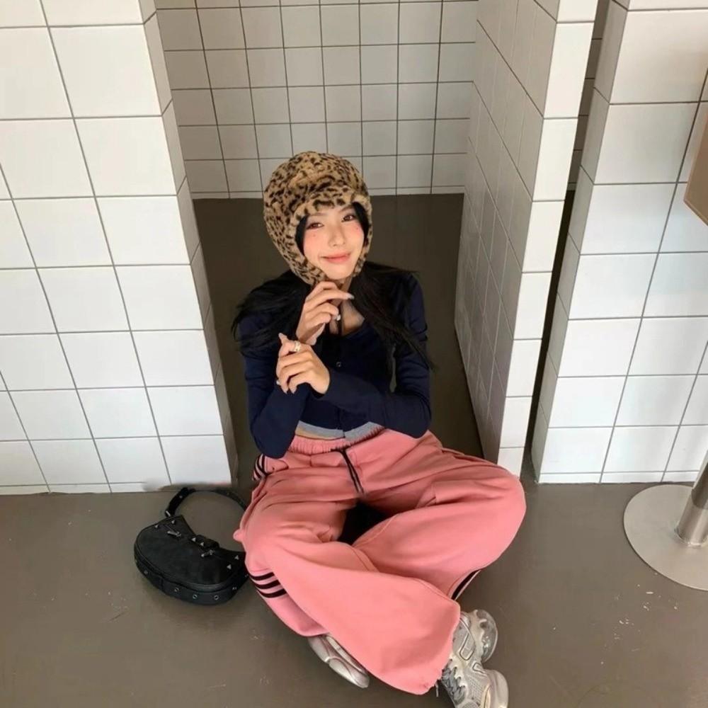 Retro Earmuffs Cap Imitation Mink Fur Bomber Hats Unisex Ski Hats  Winter Season Outdoor Headwear