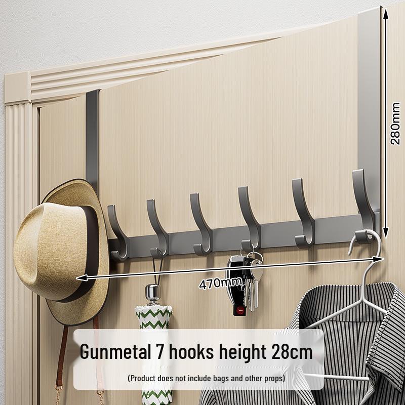 Over-the-Door No-Drill Coat Rack & Clothes Hook