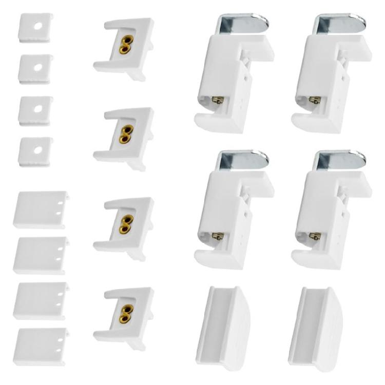 

18 шт. Кріплення для жалюзі з плісе, аксесуари, фурнітура для рулонних штор, затискач, тримач для штор на вікно, запчастини для ремонту 1