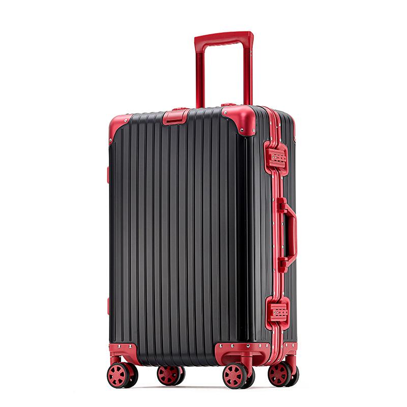 20" Classic Aluminum-Magnesium Alloy Suitcase with Customs Lock