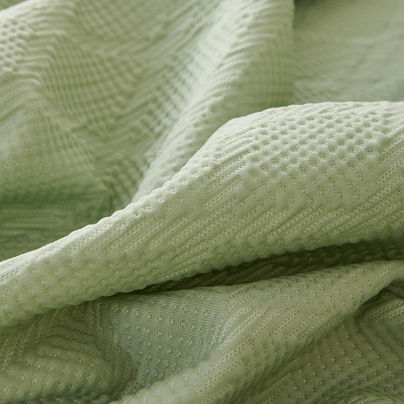 Green Sofa Cover Cloth Summer Summer Ice Silk Sofa Towel Simple Anti -Scratching Sofa Cover Sofa Cover