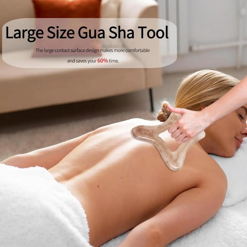 Large Gua Sha Board Resin Lymphatic Drainage Tool Multi-use Body Gua Sha Tool  For Face Back