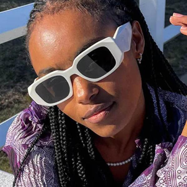 Lunettes De Soleil Rétro Grand Cadre - Style Carré Vintage Pour Homme Et Femme - Protection UV