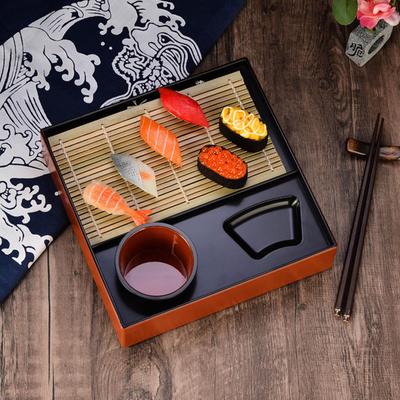 Soba Nudelschale Abtropfbrett Sashimi Platte Restaurant Praktische Lebensmittelplatte Japanischer Stil Kalte Soba Servierschale Sushiplatte