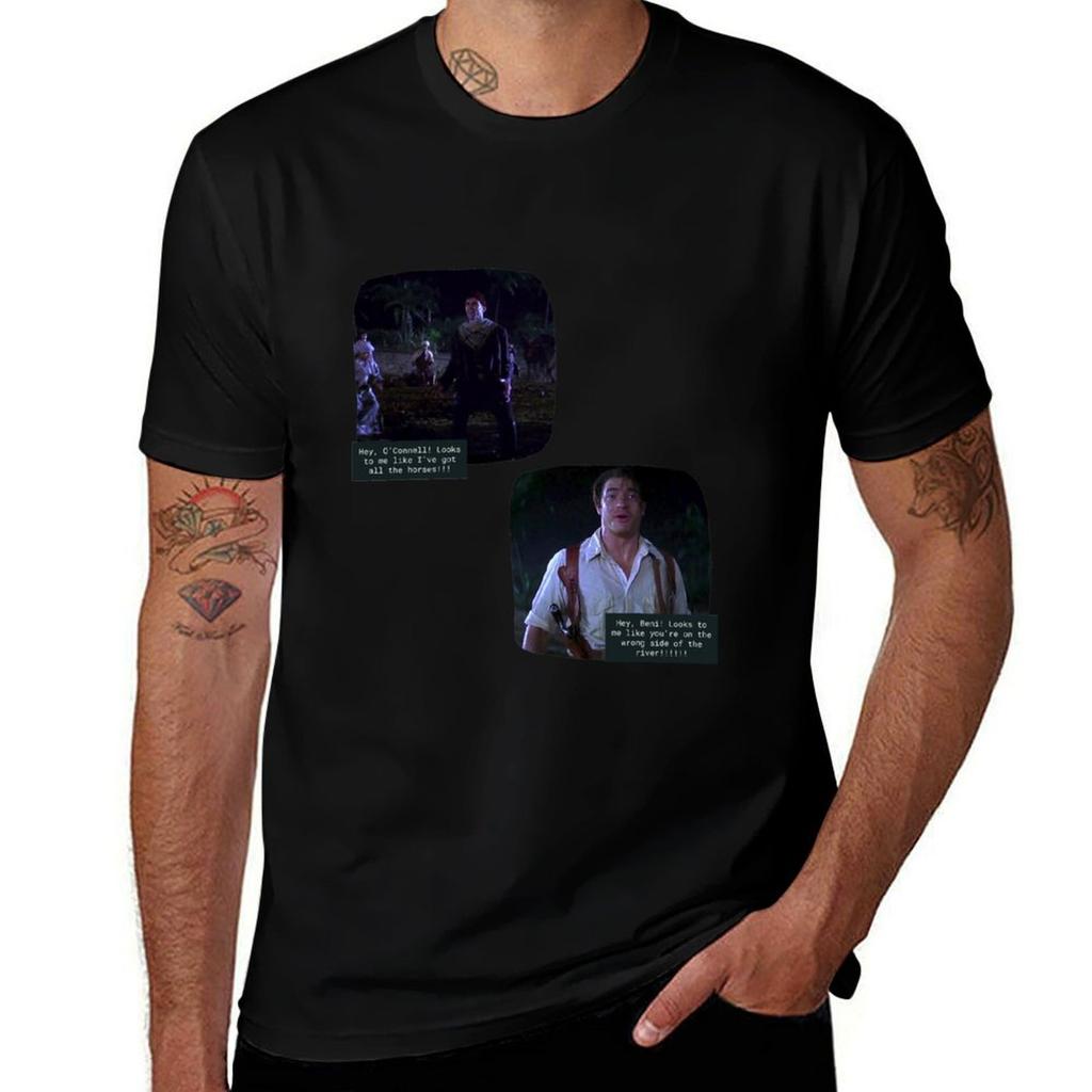 Rick Oconnell Hey Beni Looks To Me Like Youre On The Wrong Side Of The River Tshirt Industrial Work Tee Shirt