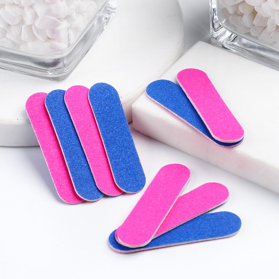 Xiaomi 50/100pcs Double Side Nail Files Mini Wood Sanding Buffer Block Set For Gel Polish Manicure Pedicure Salon Nail Art Tools