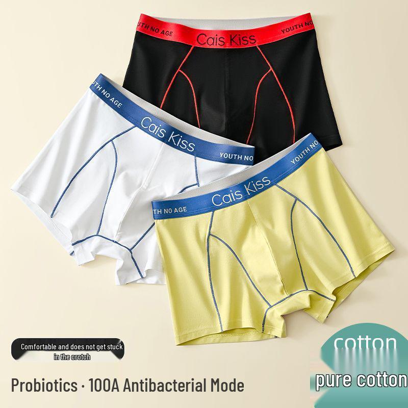 Anti-Bacterial Cotton Boxer Briefs for Boys and Men